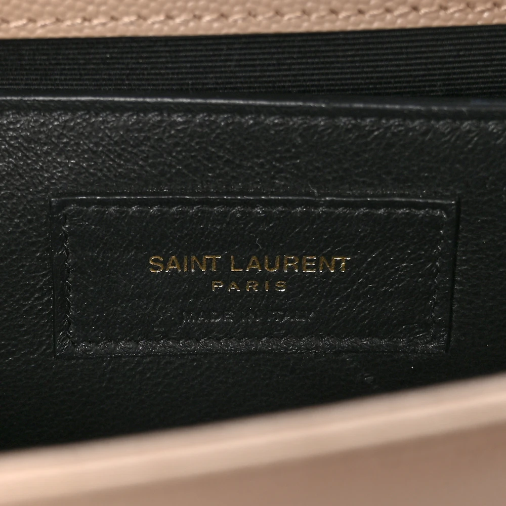 Lushentic Designer Small Kate Satchel in Dark Beige Leather - Image 2