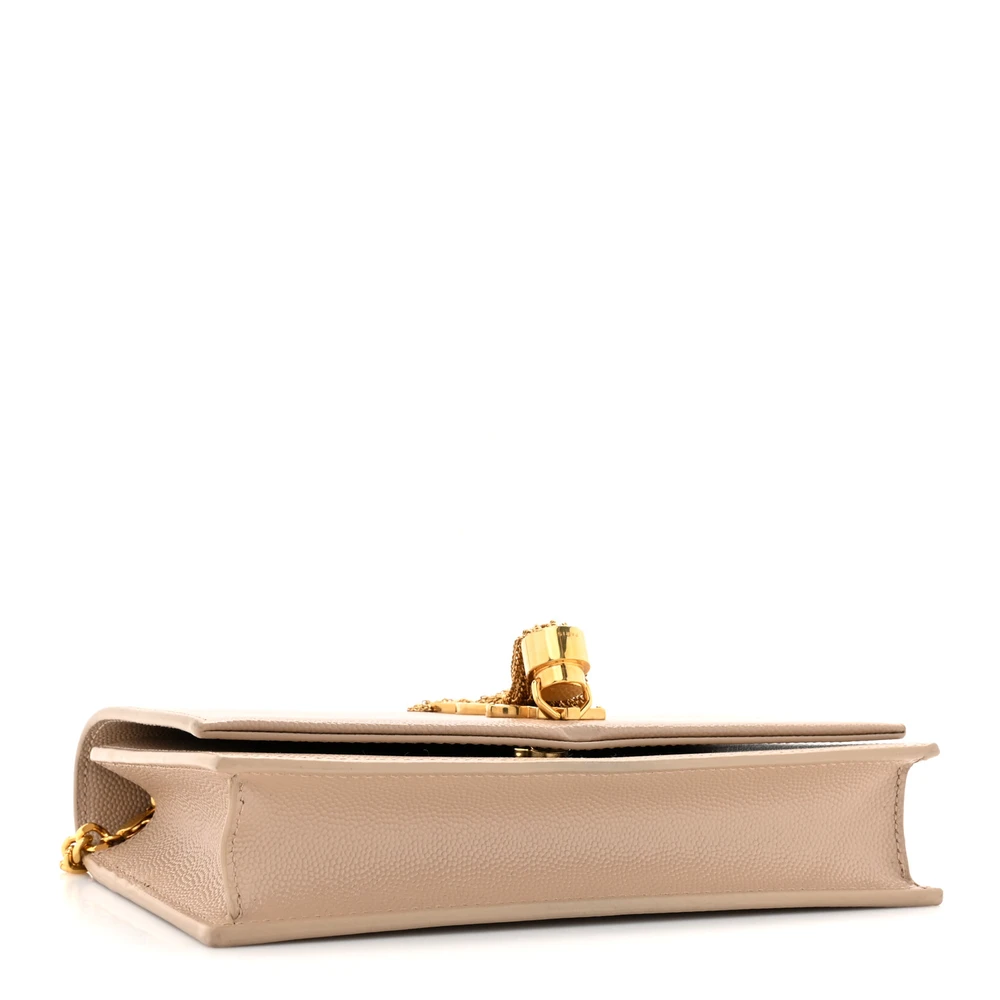 Lushentic Reviews Small Kate Tassel Chain Wallet in Dark Beige - Image 6