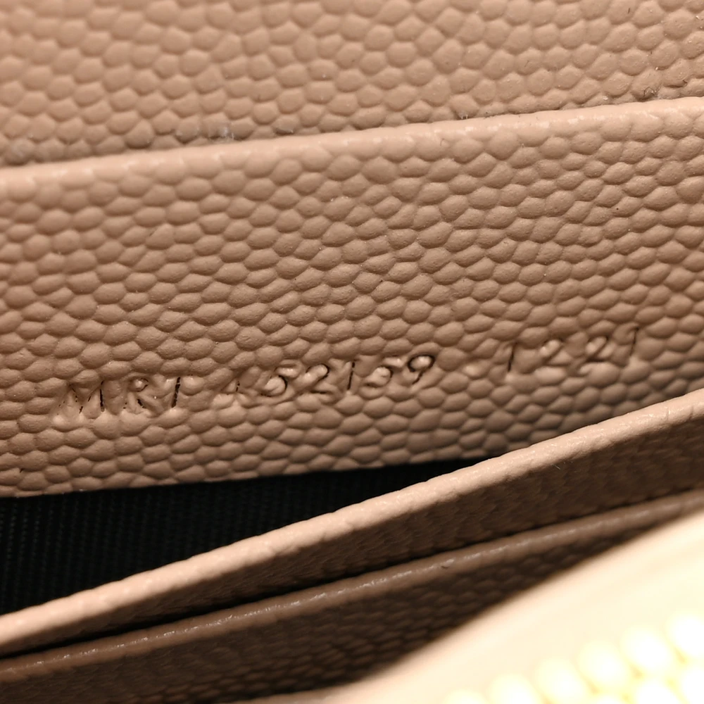 Lushentic Reviews Small Kate Tassel Chain Wallet in Dark Beige - Image 9