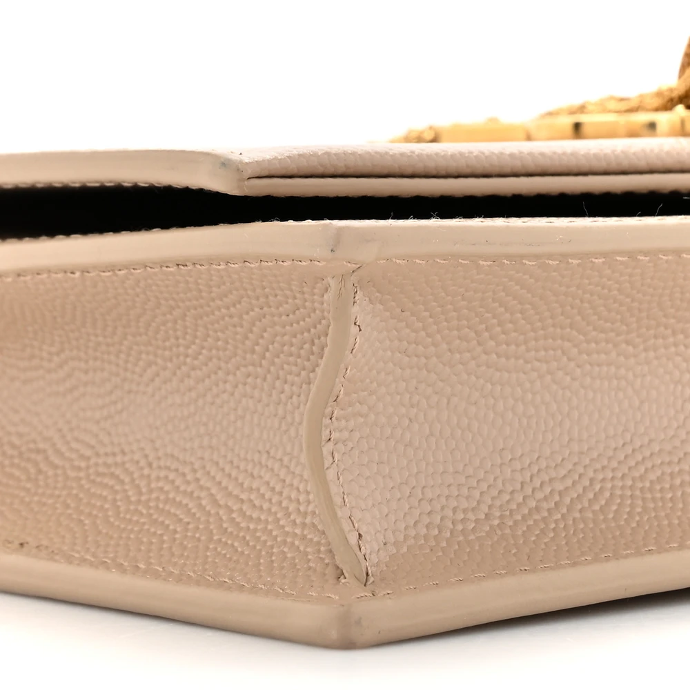 Lushentic Reviews Small Kate Tassel Chain Wallet in Dark Beige - Image 4