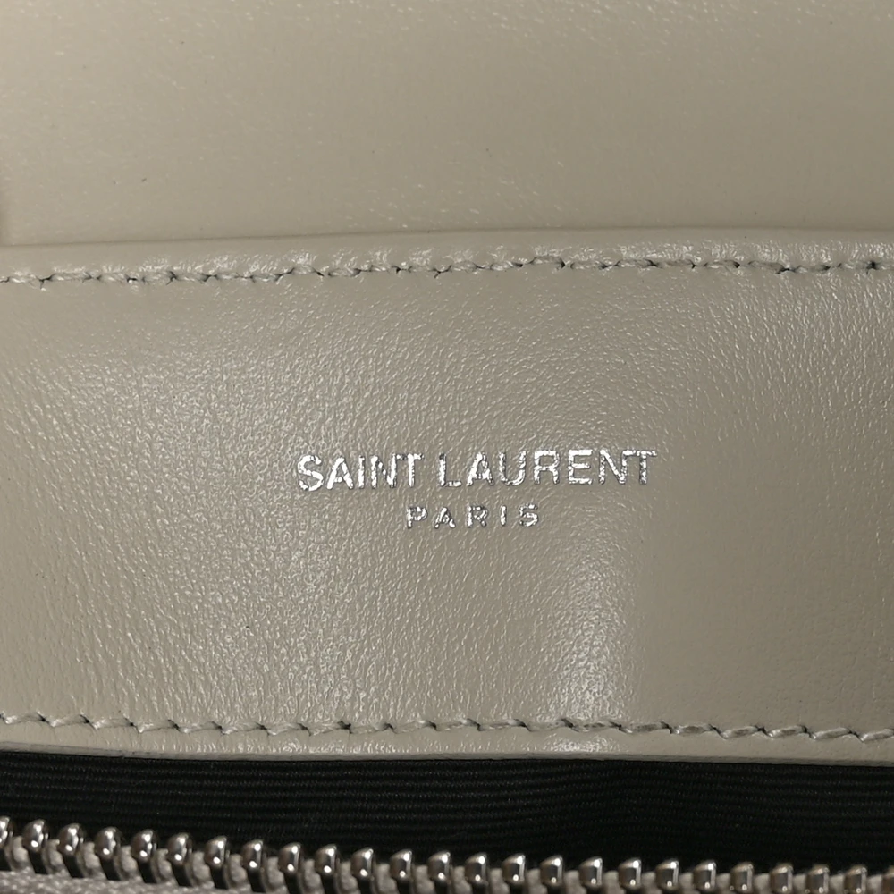 Lushentic Handbags Small Loulou Chain Satchel in Crema Soft Leather - Image 2