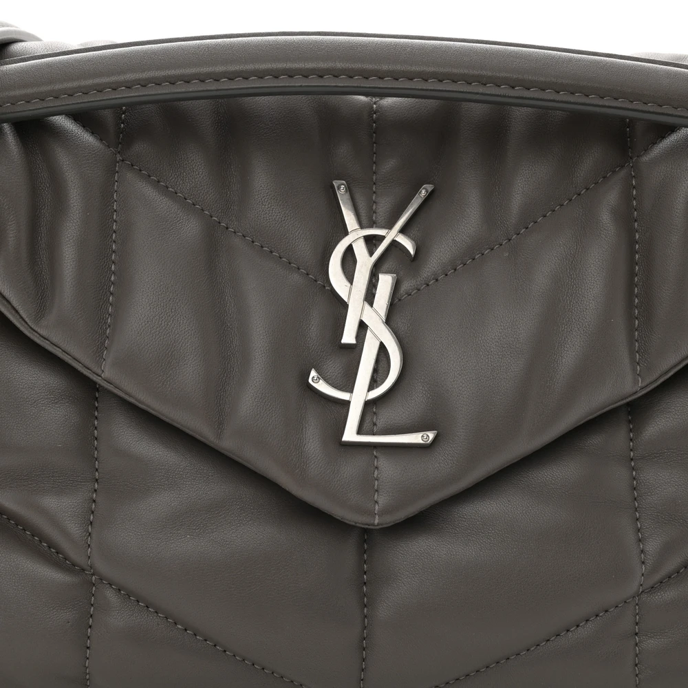Lushentic Small Loulou Chain Satchel - Storm Quilted Monogram Style - Image 8