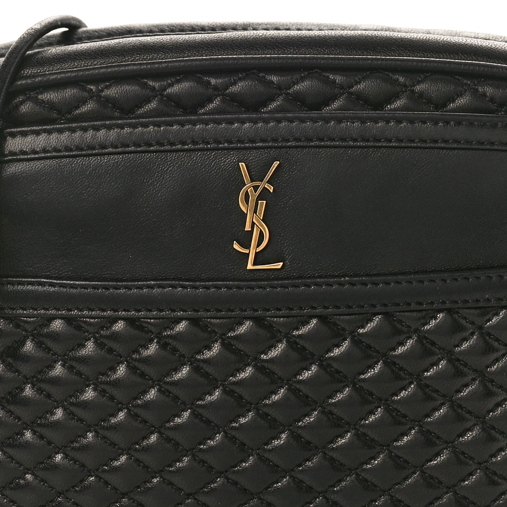 Lushentic Replica Handbags: Small Victoire Camera Bag in Black Leather - Image 8