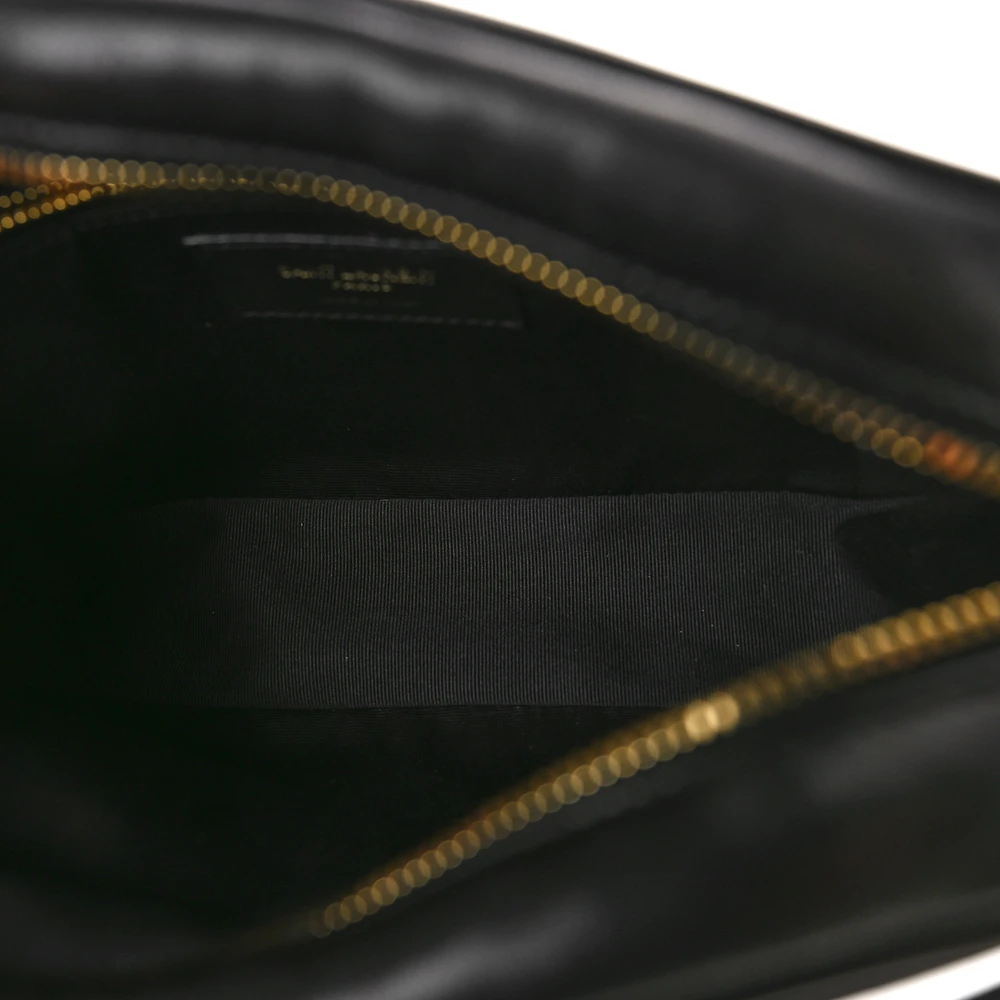 Lushentic Replica Handbags: Small Victoire Camera Bag in Black Leather - Image 7