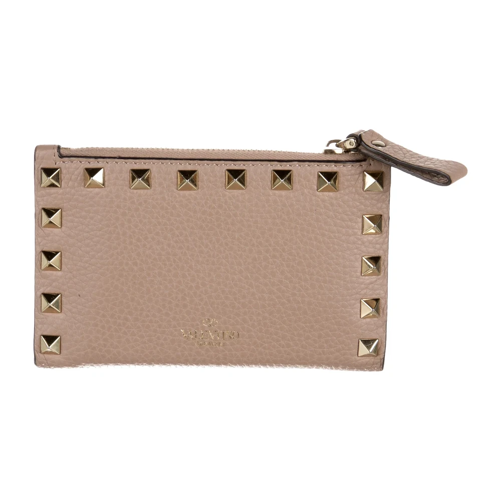 Lushentic Valentino Small Pouch Neutrals Pebbled Leather Gold Hardware - Image 3